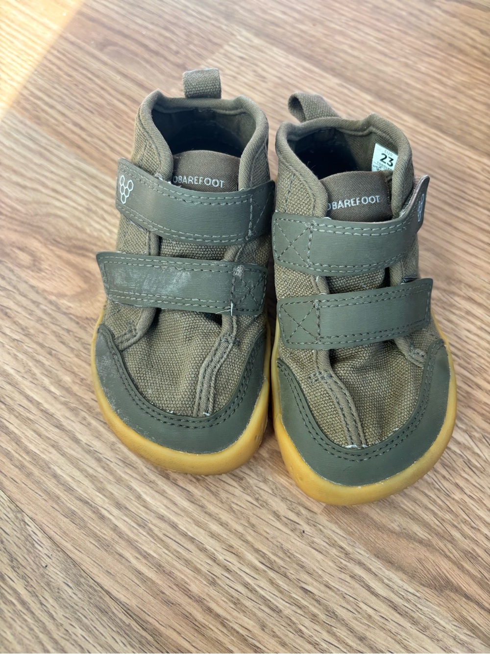 Vivo barefoot Kids Olive Green Velcro Casual Shoes